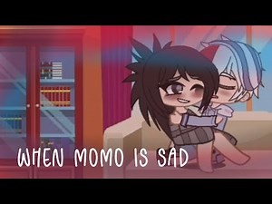 When Momo Is Sad•TodoMomo fluff•MHA