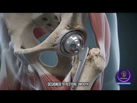 Complete Hip Replacement Surgery Animation | Damaged Hip to Artificial Implant