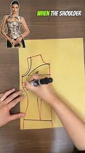 Basic Bodice Block Pattern Design: Detailed Guide to Creating Bust and Waist Darts. #sewingtutorial