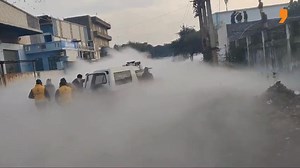 #BREAKING | C02 gas leak in Jaipur. More details awaited #Jaipur #JaipurGasLeak | NEWS9