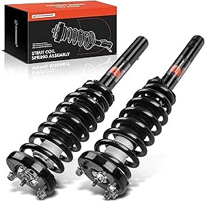 A-Premium Front Struts Compatible with Honda Accord 2003-2007 - 2x Replacement Suspension Complete Strut Assembly Shock with Coil Spring