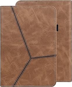 ALILANG Case for Samsung Galaxy Tab A8 10.5 Inch 2022 Case (SM-X200/X205/X207) with Pen Holder & Auto Wake/Sleep, Folding Smart PU Leather Cover for Samsung tab a8 Case (Brown)