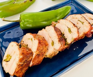 1.3K views | HATCH GREEN CHILE STUFFED PORK TENDERLOIN Enjoy the bold...