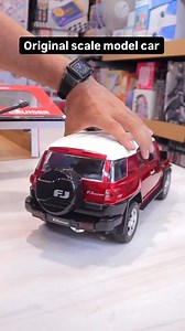 Check out the new original scale model RC car with remote control and rechargeable battery. It features headlights, real rubber wheels, and can be used indoors and outdoors. The car is meticulously painted with real features like headlights and taillights. Find it at Playmaster Toy store in Delhi, scale 1:14. | Play Master