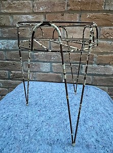 Chippy, Shabby Wrought Iron Flower Pot Holder - Etsy