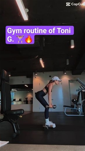 Gym routine of Toni Gonzaga