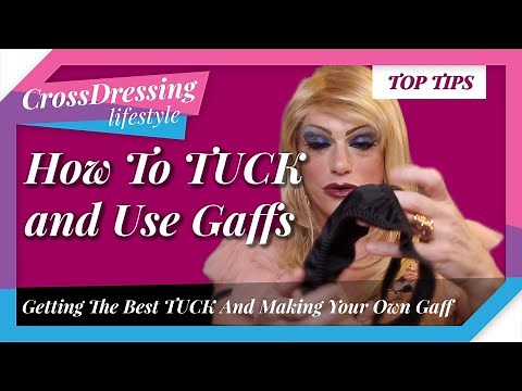 Crossdressing Tucking Gaffs tricks to smooth your appearance | crossdressing top tips DIY Gaffs