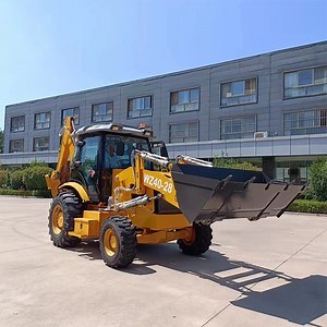 [Hot Item] Loader - Backhoe Combination with Advanced Hydraulics 6-Ton Multifunctional Backhoe Loader Compact Backhoe Loader