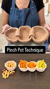 Pinch Pot Technique #pottery #ceramics #handmadepottery #handmadeceramics #inspiration | The Four Hearts - Pottery and Arts