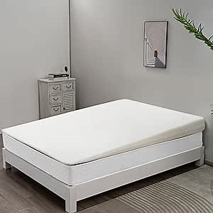 Bed Wedge Mattress Topper or Under Bed 7-Inch Incline Foam Support, Ideal Wedge Mattress Elevator for Acid Reflux, Neck & Back Pain, Post Surgery, Anti-snoring, Washable Jacquard Cover, Full