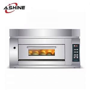 [Hot Item] Commercial Gas Baking Oven 1 Deck 1 Trays Gas Pizza Cake Oven Industrial Gas Bread Baking Machine Oven