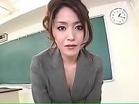 Asian Teacher Shows Her Hairy Pussy