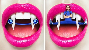 Vampire vibes activated! | dive into the dark side with makeover gadgets by 123go! Food | 123 GO FOOD