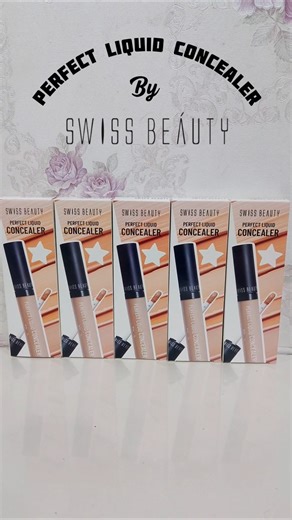 Swiss Beauty Perfect Liquid Concealer , Swiss beauty concealers all shade swatches #youtubeshorts
