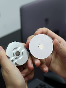 Vaydeer Mouse Cable Management Mouse Bungee Fixer Holder Aluminium Cable Movable Organizer for Mouse Keyboard and Charger Wire(Silver)