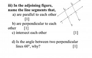 Question: In the adjoining figure, name the line segments that:... | Filo