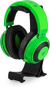 BRAINWAVZ Desktop Headphone Stand - Curved Hanger with Non-Slip Base & Cable Management- Compatible with SteelSeries, Sennheiser, Razer, Bose, Sony & More – (HP037)