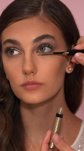 Glam makeup on fleek!🔥 Create a whole makeup look with our products from the new Dress up in Silver & Gold collection.🤍 For festive events or even in daily life, our products provide a radiant effect. 💫 Used products: Beauty Box Trio Eyeshadow N°375 glam golden flame Eyeshadow N°395 glam purple elixir Glitter Mascara & Liner N°7 golden stars Glitter Mascara & Liner N°5 crushed diamonds Glow Blusher Lip Jewels N°37 nude diamonds Credits: @laetitia.lemak #artdecocosmetics #artdecobeauties #glam