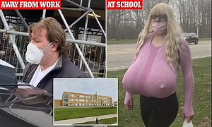 Kayla Lemieux CAUGHT at a shopping mall without Z-cup breasts