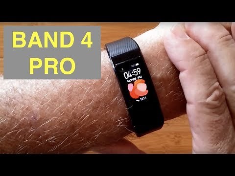 HUAWEI BAND 4 PRO Bright COLOR AMOLED Screen GPS IP68 Waterproof Fitness Band: Unboxing and 1st Look