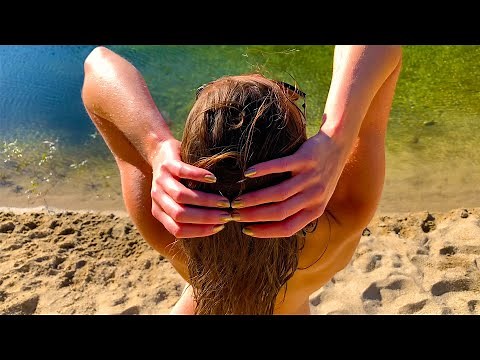 Wild Swimming in Crystal Clear Mountain Hot Springs near Los Cabos Mexico 🇲🇽 [4K]