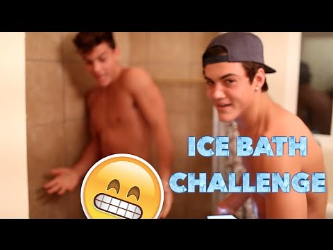 ICE BATH CHALLENGE // DOLAN TWINS
