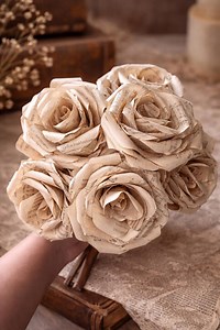 Vintage Book Page Paper Roses • Handmade Literary Flowers • Bookish Home Decor - Etsy