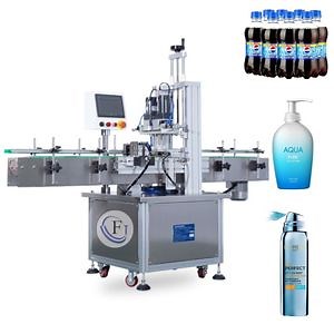 [Hot Item] Jf-Xg-100 Automatic Servo Motor Driving Capping Machine Plastic Bottle Screw Cap Machine Locking Automatic Rotary Cap Machine