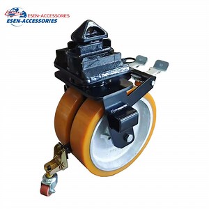 [Hot Item] 3 Ton Heavy Loading ISO Shipping Container Wheels Removing Casters with Twistlock