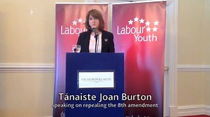 "The Labour Party under Dick Spring oppopsed the 8th amendment in 1983 and we support its removal now," the Tánaiste Joan Burton told Labour Youth's conference over the weekend. Today Labour Women launched a General Scheme of the Labour Women ‘Repeal the 8th Amendment’ Bill; find out more about the Bill on our blog from http://labr.ie/1QHLSar. | Labour Party