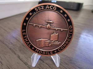 USAF ACC 552nd Air Control Group Commanders Challenge Coin #561R - Etsy UK