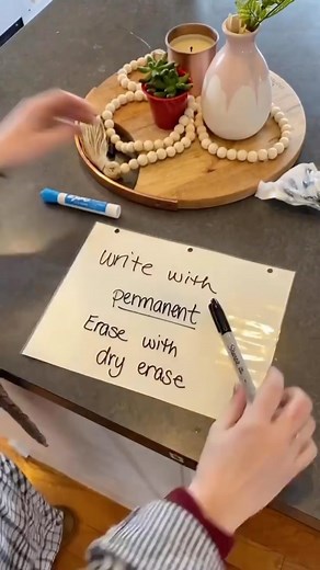 2.3K views · 43 reactions | Tuesdays tip: permanent and dry erase markers For just about every area of my life I am trying to organize, this trick has helped! Keep track/label, nothing is wiped away until you are ready, it is easy to wipe it away. #TuesdaysTip #homeorganization #momhack #labels #stayathomezookeeper | Stay At Home Zoo Keeper | Facebook