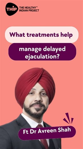 Delayed ejaculation can feel frustrating, but the good news is that treatments like therapy, lifestyle changes, and in some cases, medication can make a big difference. 💡 It’s about finding the right approach that suits both physical and emotional health. 👉 Have you ever heard of therapies being used for such concerns? Share your thoughts below and let’s spread awareness together! #MensHealth #SexualHealth #HealthFacts #AwarenessMatters #thipmedia | The Healthy Indian Project