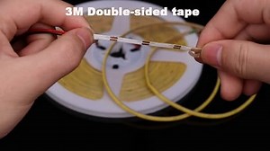 TOPAI 12V COB LED Streifen 5M Warmweiß, Schmal 5mm Breit LED Strip 3000K Selbstklebend 400LED/M CRI>90, Nicht Wasserdicht Flexibles Schneidbar für Innenbereich Heim Küche Deko DIY