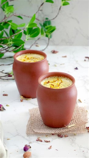 Badam Milk (Indian Saffron Almond Milk) Badam Milk is a delightful Indian drink made with ground almonds, cardamom powder, and saffron. This aromatic & flavorful Badam Doodh can be served cold in the summer or hot in the winter. Ingredients Baking & Spices • 3 Cardamom, Green • 1 pinch Saffron • 1 Saffron • 2 tbsp Sugar Nuts & Seeds • 18 Almonds • 1 Pistachios Dairy • 2 cup Milk | Foodie Frenzy