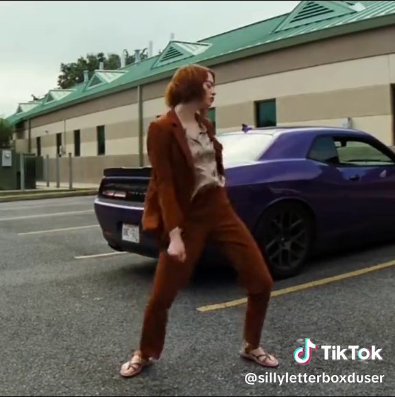 Emma Stone Dancing to 'Back on 74 Kinds of Kindness' | Dance GIF
