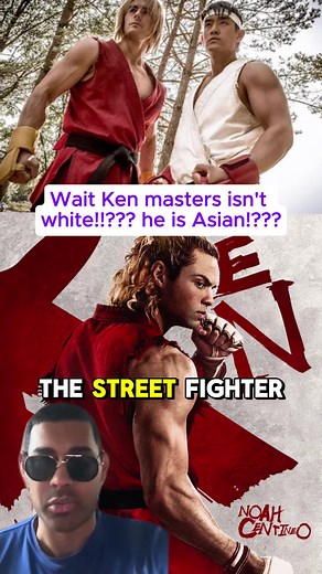 Ken masters is 3/4 Asian#streetfighter #streetfightermovie #kenmasters #noahcentineo #streetfighter2026