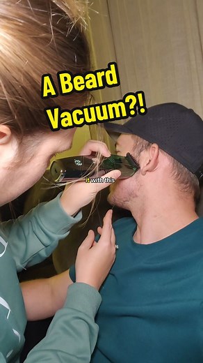 Beard Trimmer with Built-In Vacuum - The Ultimate Grooming Tool!