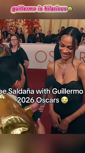 Guillermo and Charlize Theron Oscars 2026 Funny Moment