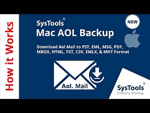 Mac AOL Backup Tool for Downloading Emails in Bulk on Mac OS - By SysTools