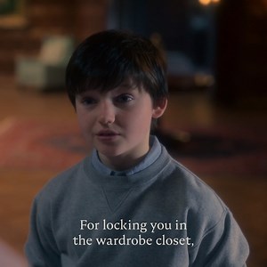 Cute or creepy? Miles wants to make an apology… 😱 The Haunting Of Bly Manor, now streaming on Netflix. | Netflix