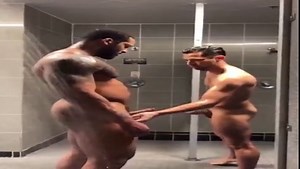 Football player in the gym