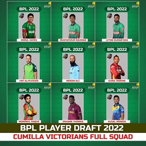 Cumilla Victorians Full Squad | BPL 2022 #BPL2022 #BPLT20 #CumillaVictorians | SportsAbc