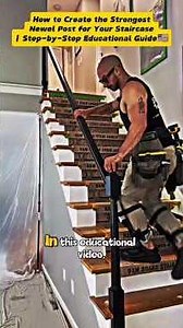 How to Create the Strongest Newel Post for Your Staircase | Step-by-Step Educational Guide🇺🇸