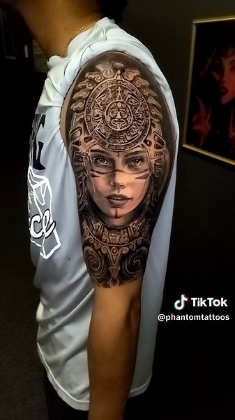 Aztec Goddess Tattoo: Female Warrior Ink Inspiration