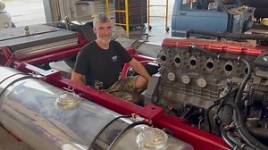 This ‘46 Dodge project was going to get a shiny new six speed Allison but this prototype two legged Ben we’re trying out is voice activated with variable pitch audible engagement and we think we like it?! | Hardway Performance