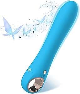 G Spot Vibrator Dildo, Tuitionua Realistic Silicone Dildos with 10 Vibration Modes, Soft Bendable Clitoral Vibrators, Vibrating Machine Massagers, Adult Female Sex Toys for Women Couples (Blue)
