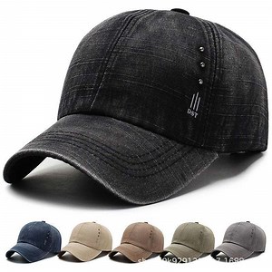 [Hot Item] Custom Embroidery Logo Plain Blank Dad Hat Washed Baseball Sport Cap Custom Trucker Hat