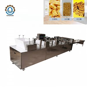 [Hot Item] Automatic Peanut Candy Brittle Making Machine Full Line Bar Candy Forming Machine