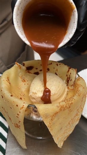 14K views · 48 reactions | Crepe-Wrapped Ice Cream! Chill in a crepe hug  | Chefclub New Zealand | Facebook